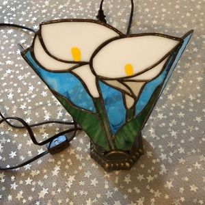 Hand made stained glass lamp